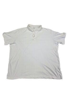 Lands' End Men's White Polo Shirt - Size  XXL/T